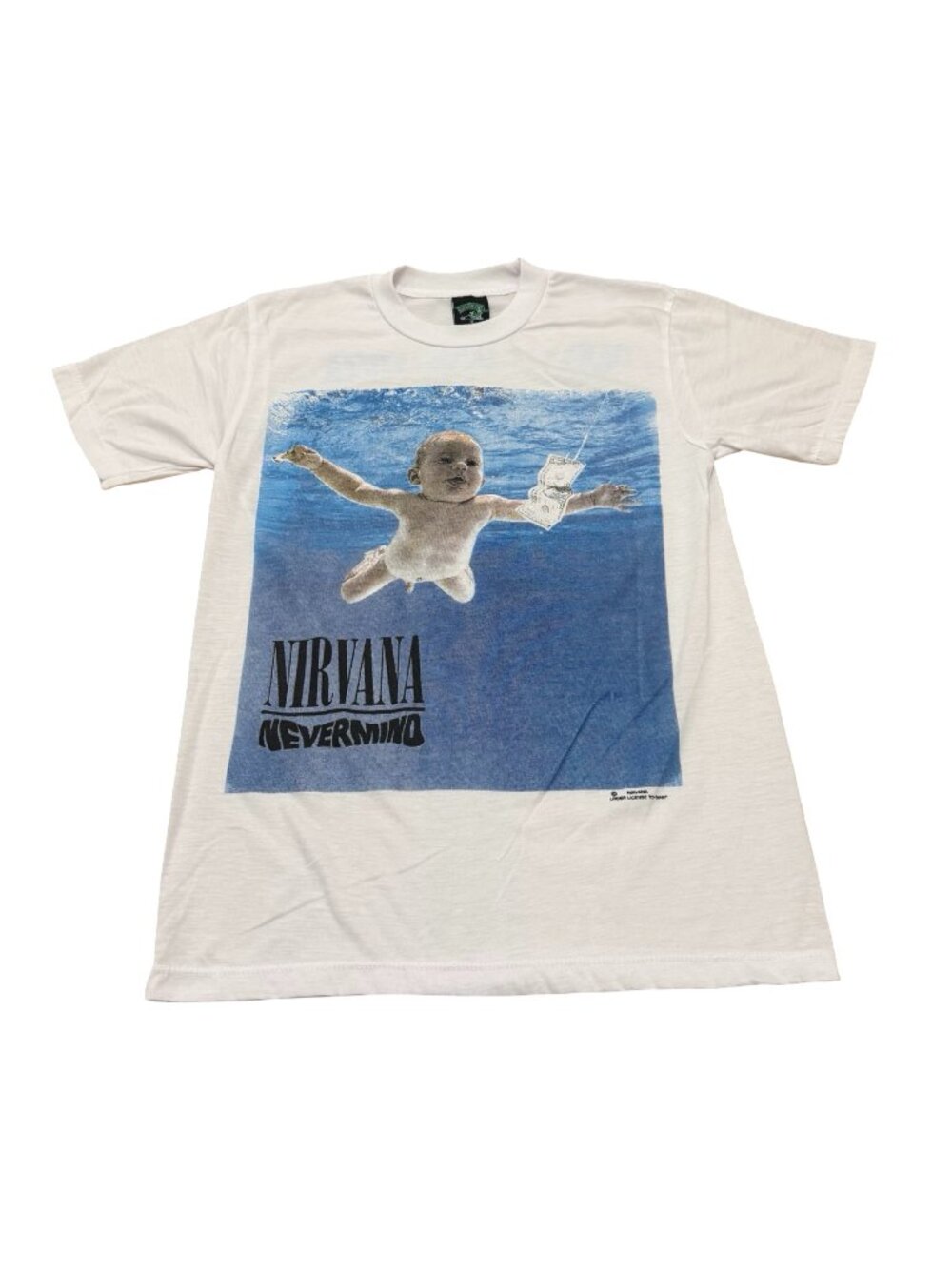 Vintage Nirvana Nevermind Easy Riders T Shirt White Y2K Made in USA